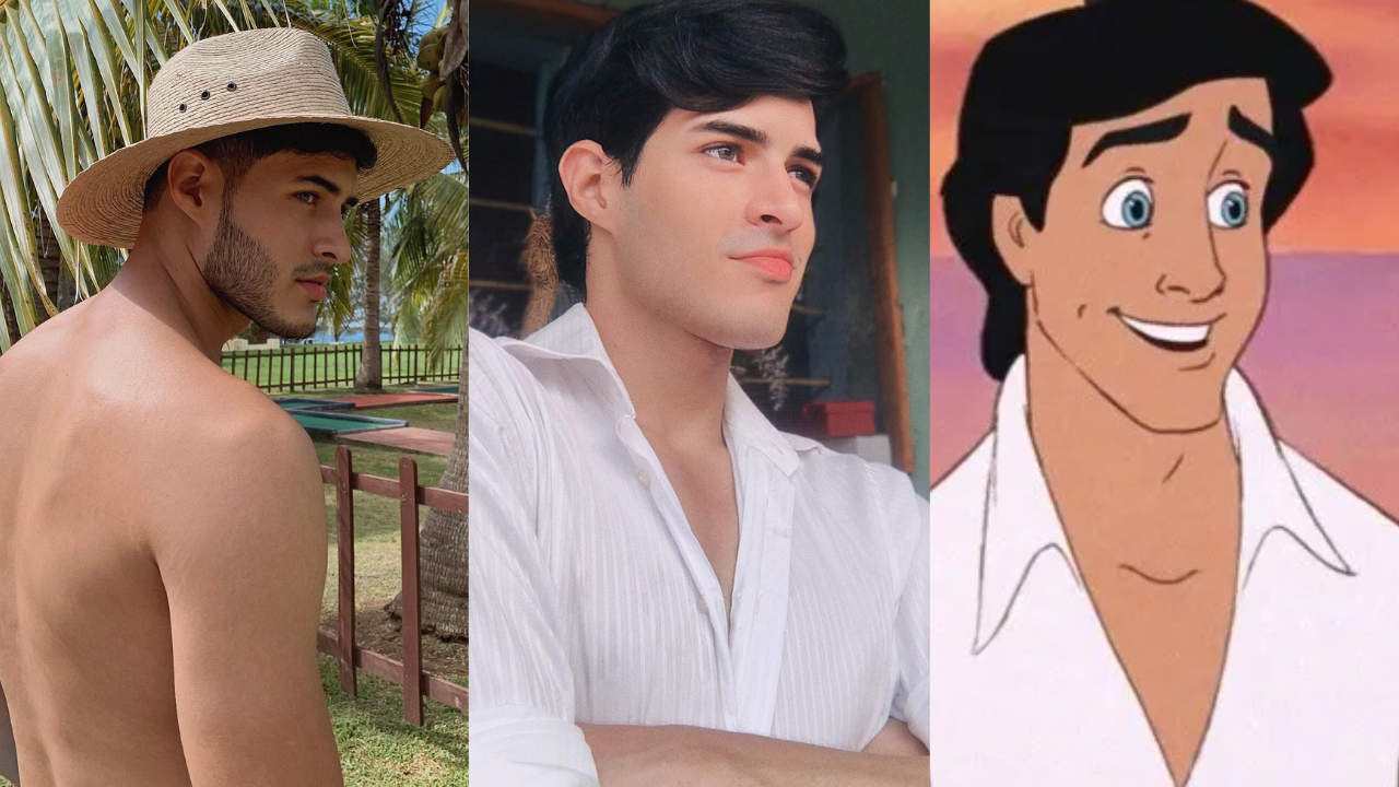 Imagen Principal de Nota: Louis Leiva el hondureño que viraliza en redes por su parecido al príncipe Eric de Disney
