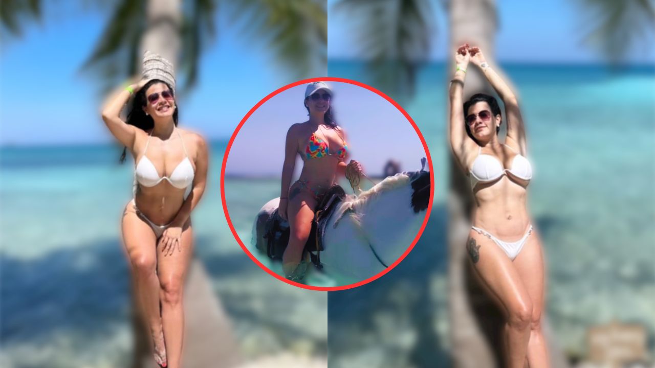 Imagen de 'Ella sabe que está buena': salvadoreña que visitó Roatán presume sus curvas