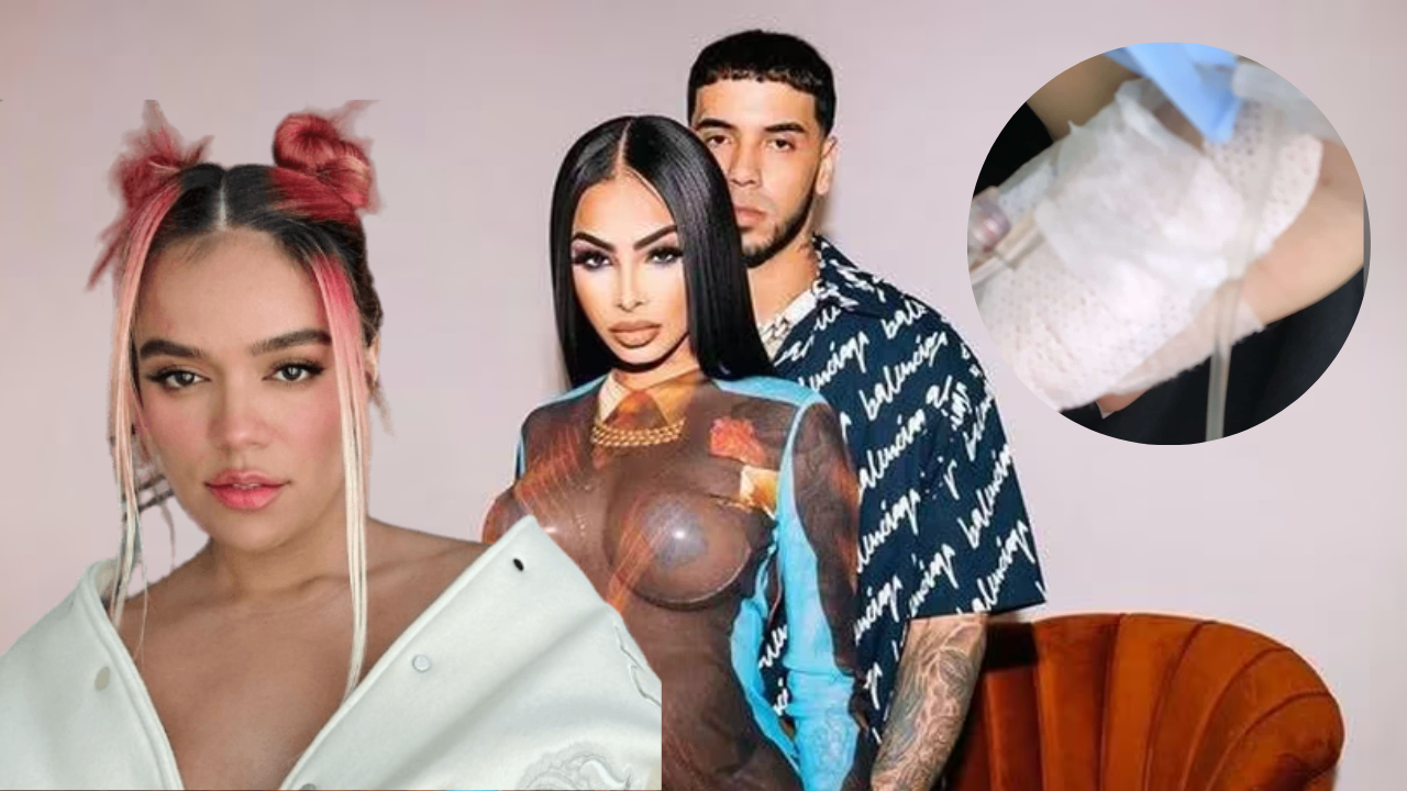 Imagen de ¿Hospitalizada? Yailin sube foto con suero después de que Anuel le dedicó nueva canción a Karol G