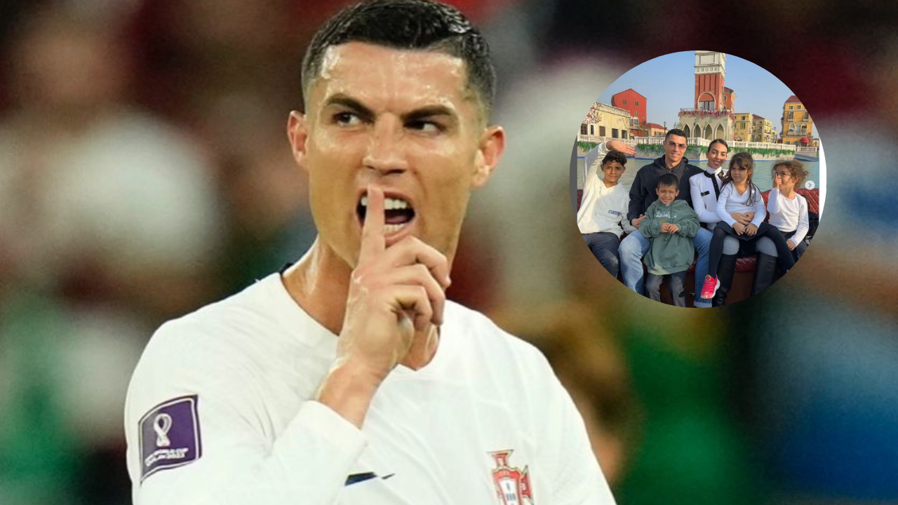Imagen de VIDEO: Cristiano Ronaldo es traicionado en su propia casa por uno de sus hijos