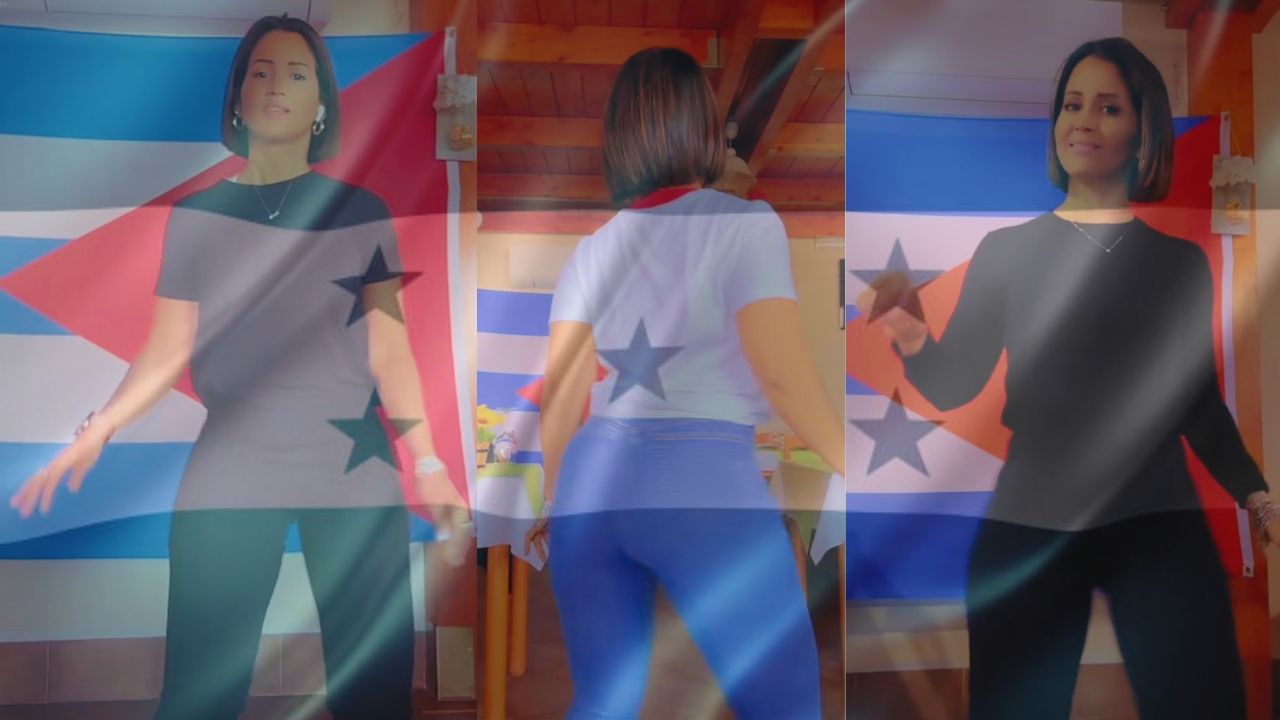 Imagen de Cubana muestra sus mejores pasos de baile al ritmo punta