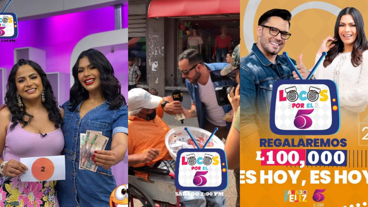 Imagen de ‘Locos por el 5’  premió a los hondureños con más de 100 mil lempiras