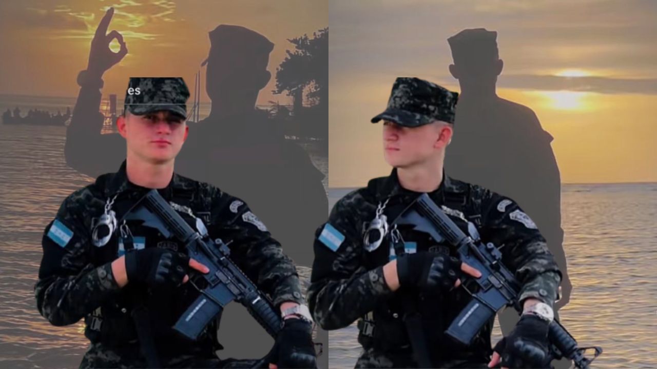 Imagen de Militar hondureño se roba las miradas de muchas en TikTok