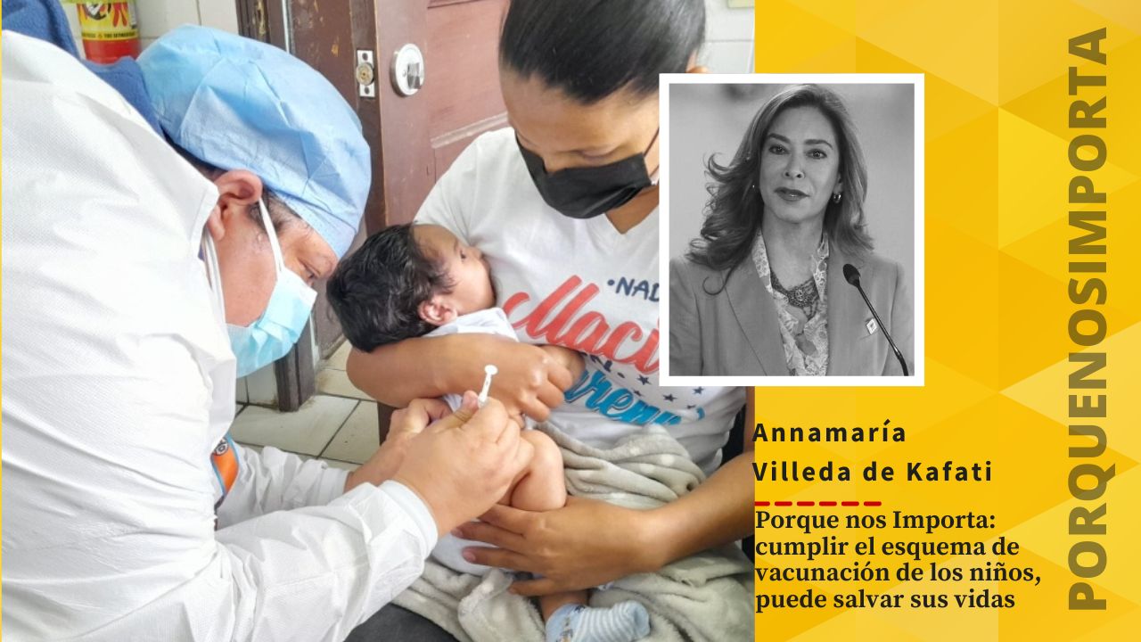 Imagen de Porque Nos Importa: cumplir el esquema de vacunación de los niños, puede salvar sus vidas