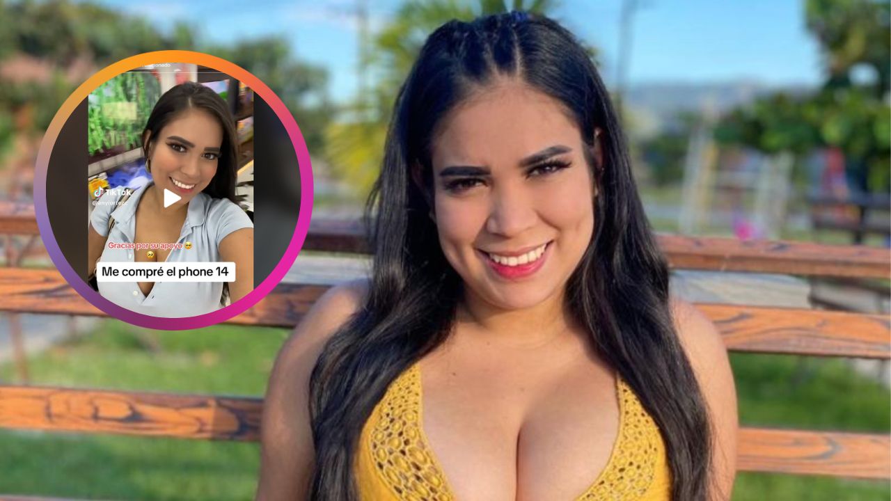 Imagen de 'Viven mejor que uno en USA': Angie Ortez compra un iPhone 14 con regalos de seguidores