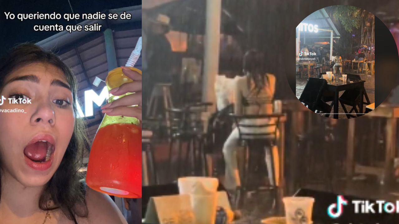 Imagen de '¿Quién la dañó tanto?' Hondureña responde porqué bebía sola bajo la lluvia