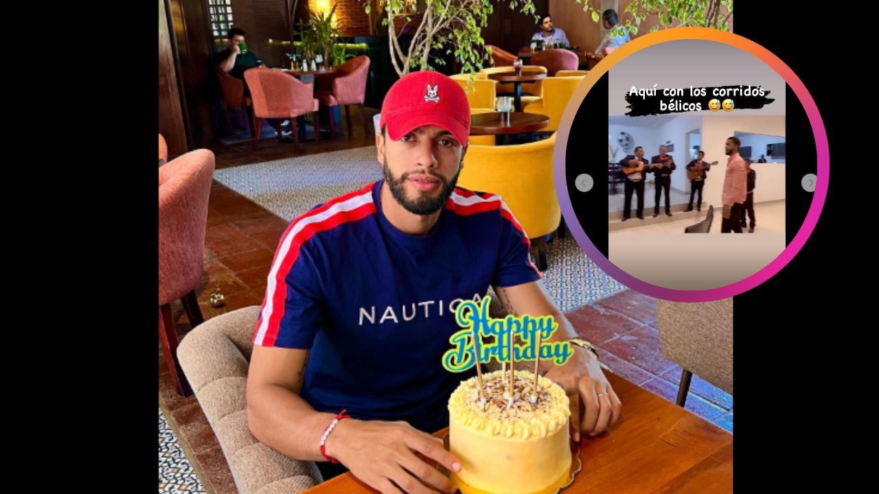 Imagen Principal de Nota: Nelson Muñoz, jugador del Olancho celebró su cumpleaños a ritmo de Peso Pluma