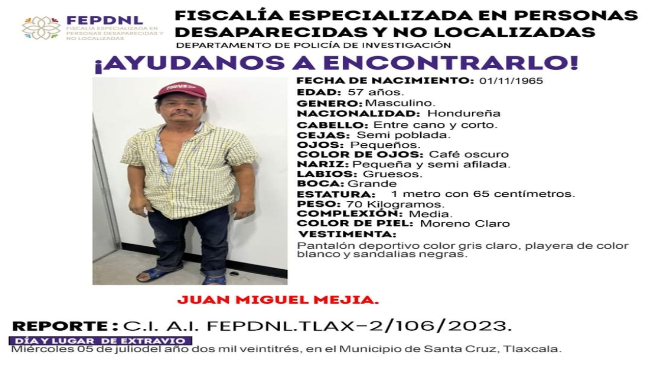 Imagen de 14 migrantes hondureños y guatemaltecos desaparecen en Tlaxcala, México