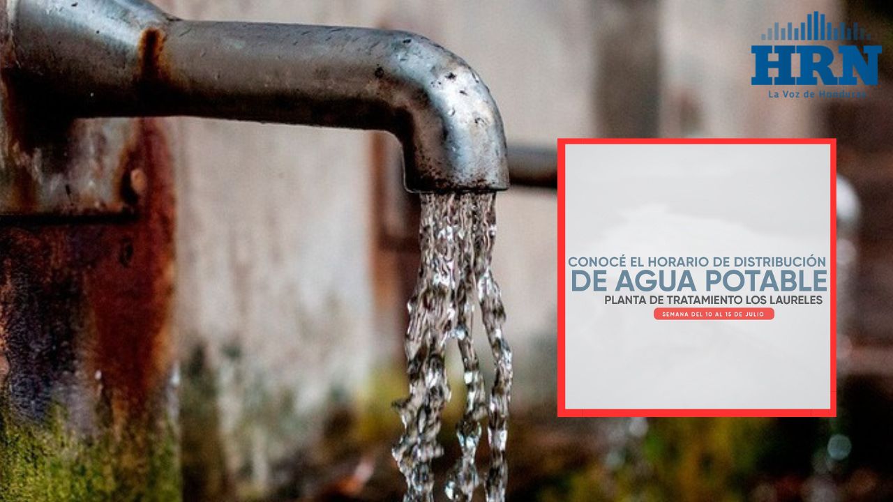 Imagen Principal de Nota: Horario de distribución de agua potable desde el 10 hasta el 15 de julio en Tegucigalpa