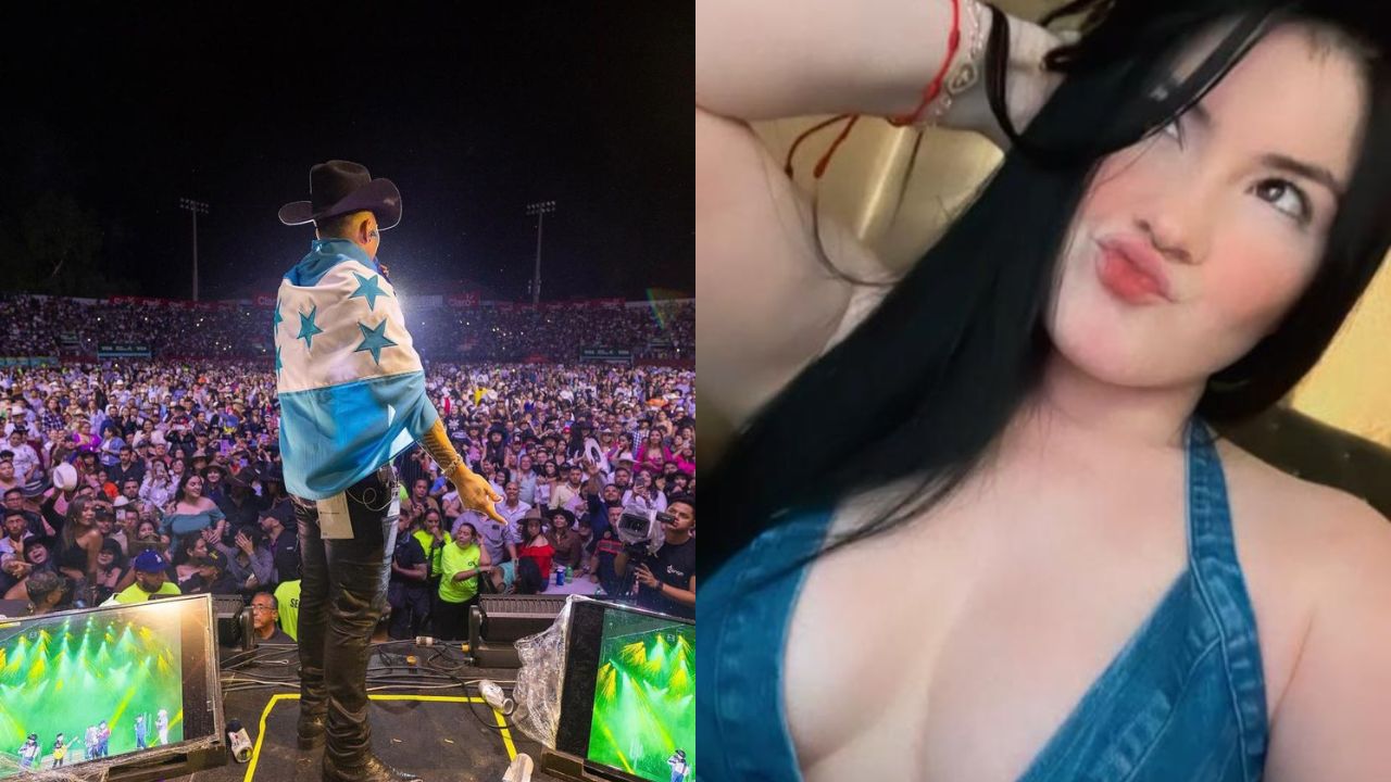 Imagen Principal de Nota: Ni Grupo Firme se resistió a la hermosura de la hondureña Bella Ramos