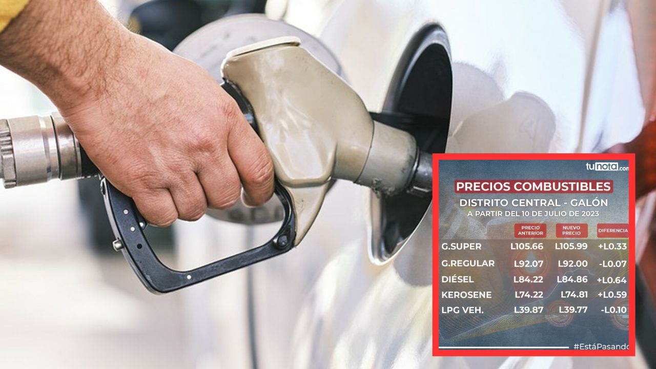 Imagen Principal de Nota: Precio del combustible en Honduras tendrá aumentos y rebajas a partir del lunes