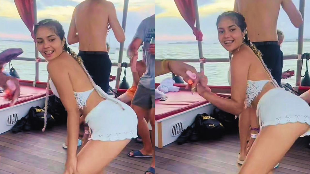 Imagen de ‘¡He, he, he!’, ‘Soyloruga’ impresiona a turistas al bailar punta