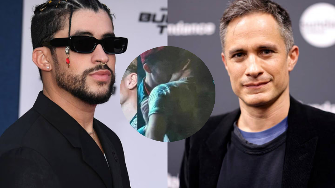Imagen de Bad Bunny se aburrió de las mujeres, lo descubren en apasionado beso con Gael García