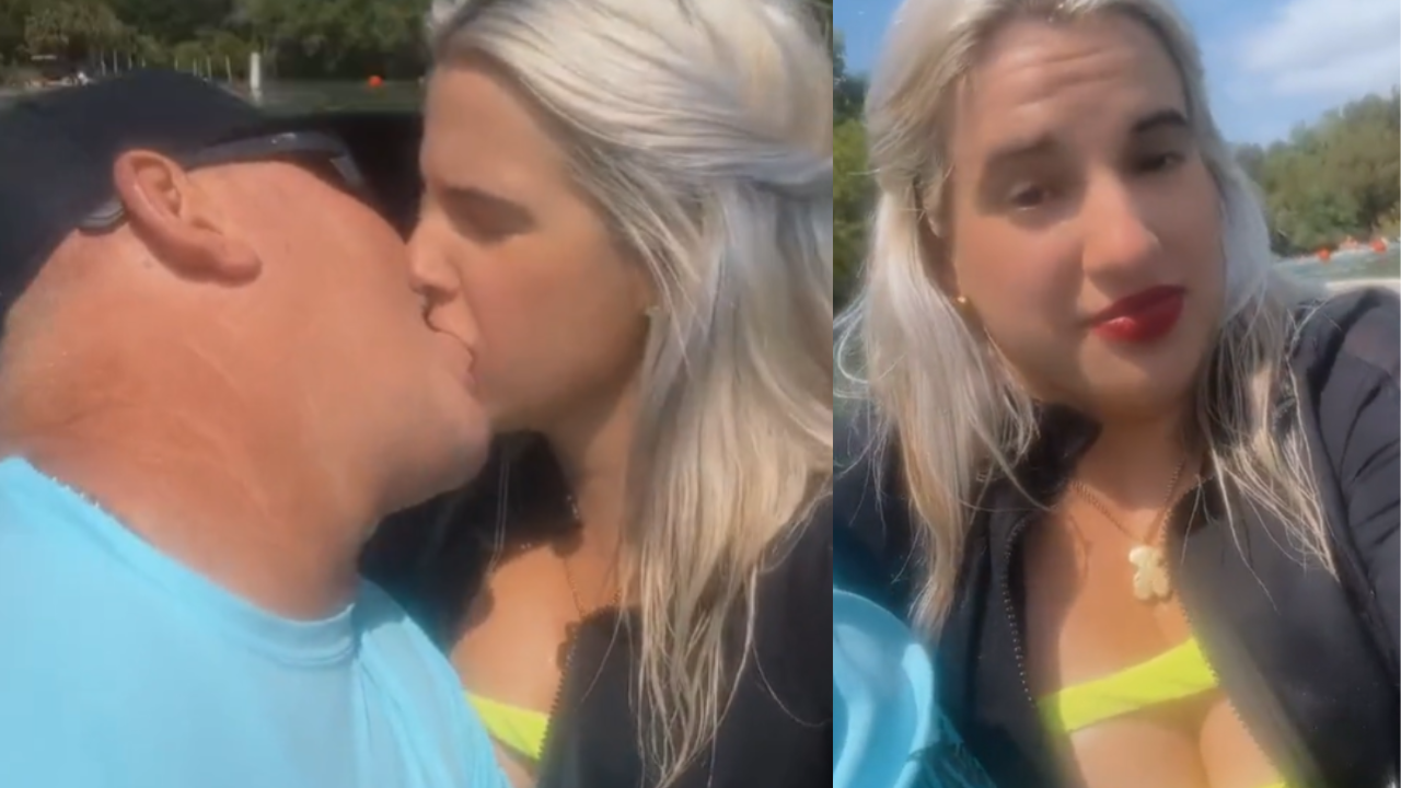 Imagen Principal de Nota: Exponen a supuesta sampedrana que casi vomita al besar a su 'sugar daddy'