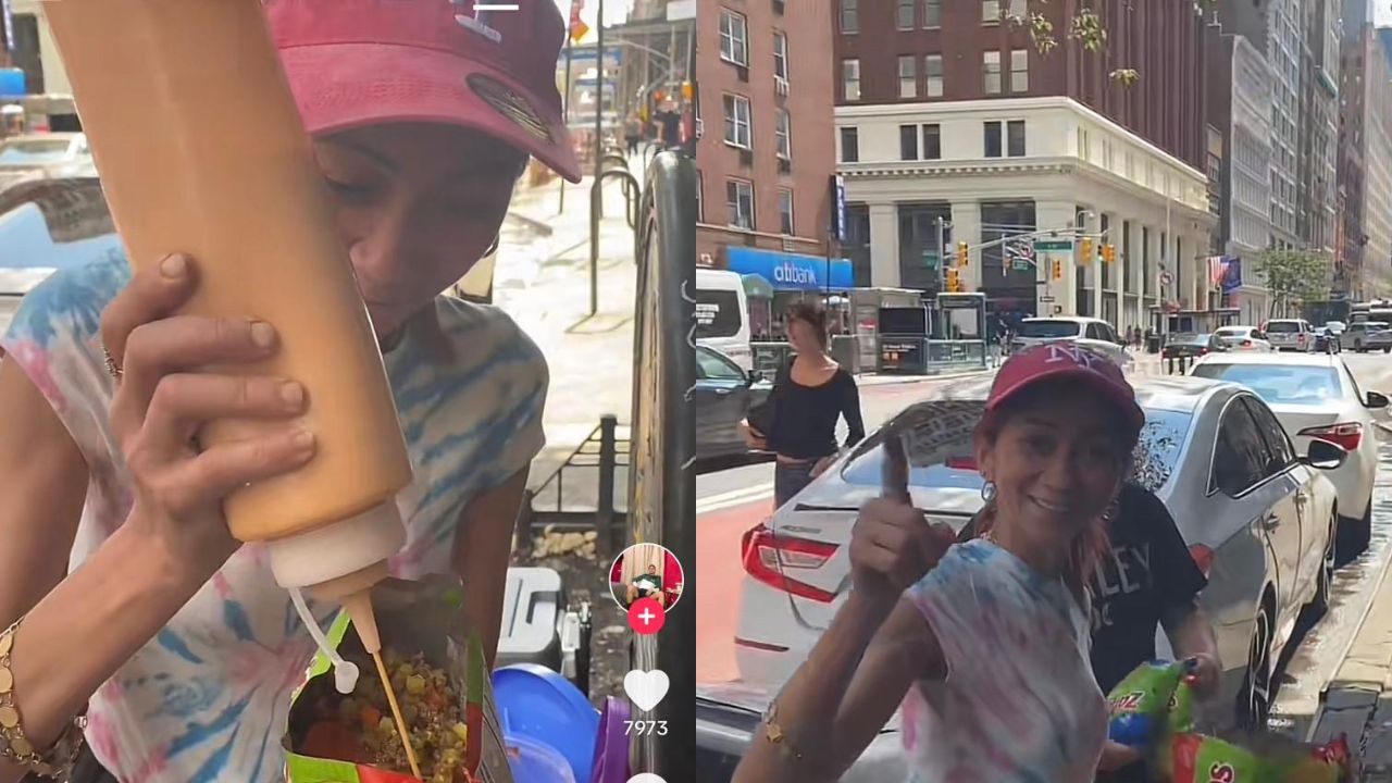 Imagen de 'Para sentirse en Honduras': catracha vende churros preparados en calles de New York