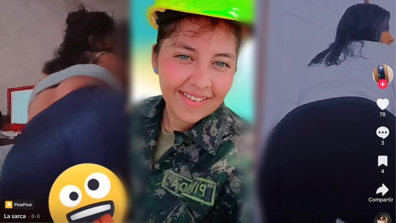 Imagen Principal de Nota: ‘¡Que ojazos!’: Militar hondureña enamora con su belleza y atrevidos bailes