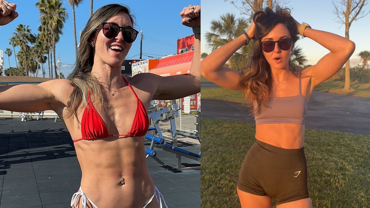 Imagen de Bryce Adams, la modelo que se corona como la reina mundial en la página azul