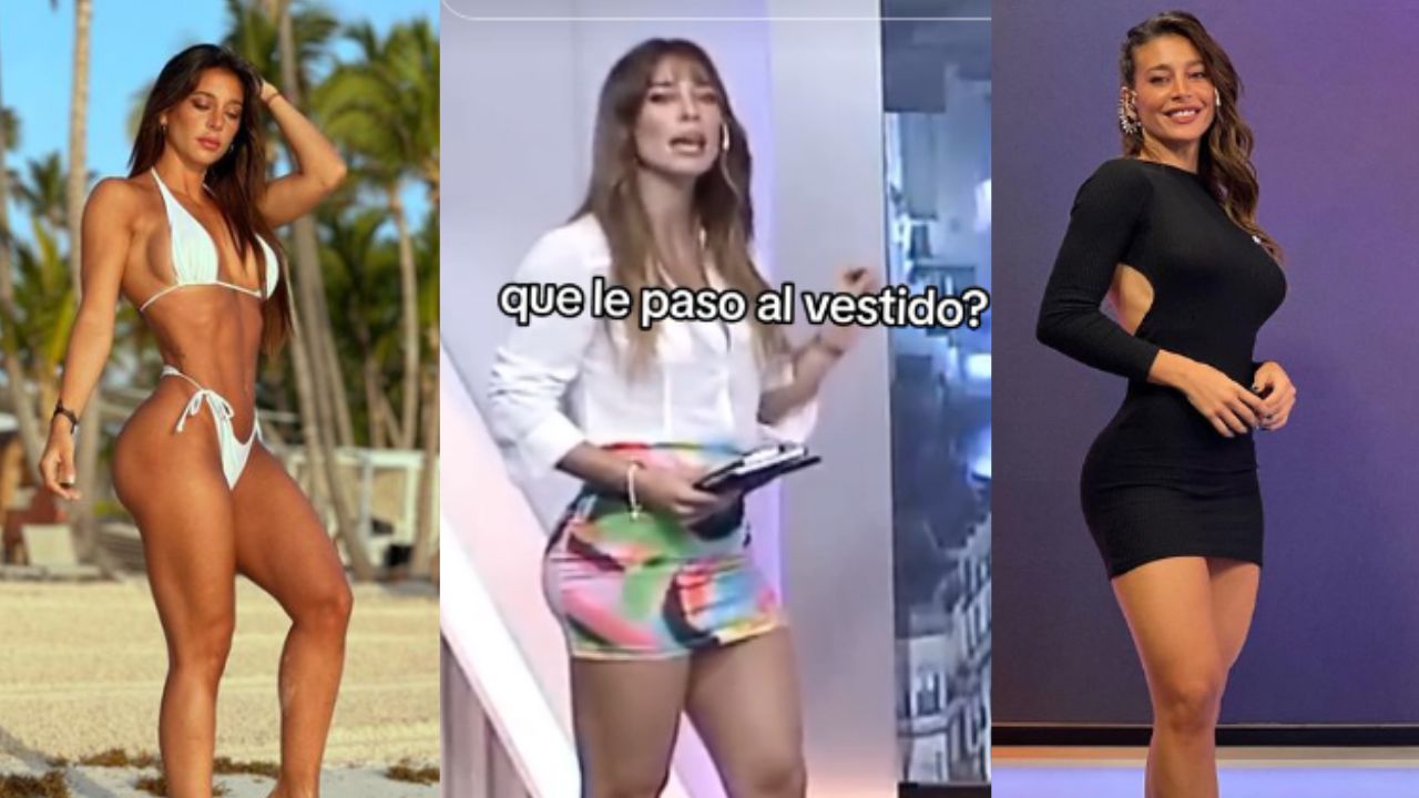 Imagen de ¿Qué le pasó al vestido? Presentadora del clima paraliza las redes con este video