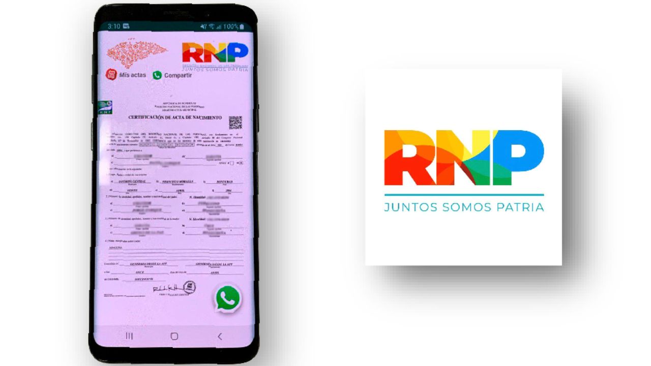 Imagen de ¡Desde tu celular! Pasos para sacar partidas de nacimiento en línea en Honduras