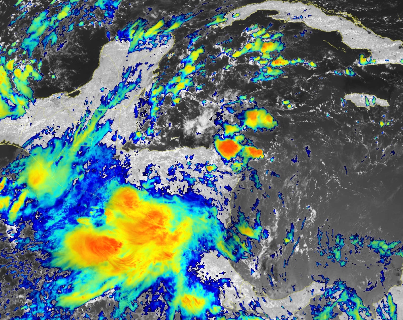 Imagen Principal de Nota: Sistema de baja presión cruza el país y podría convertirse en un ciclón tropical en el Atlántico
