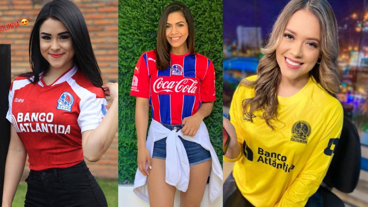 Imagen Principal de Nota: Famosas hondureñas lucen con orgullo la camiseta del Club Olimpia