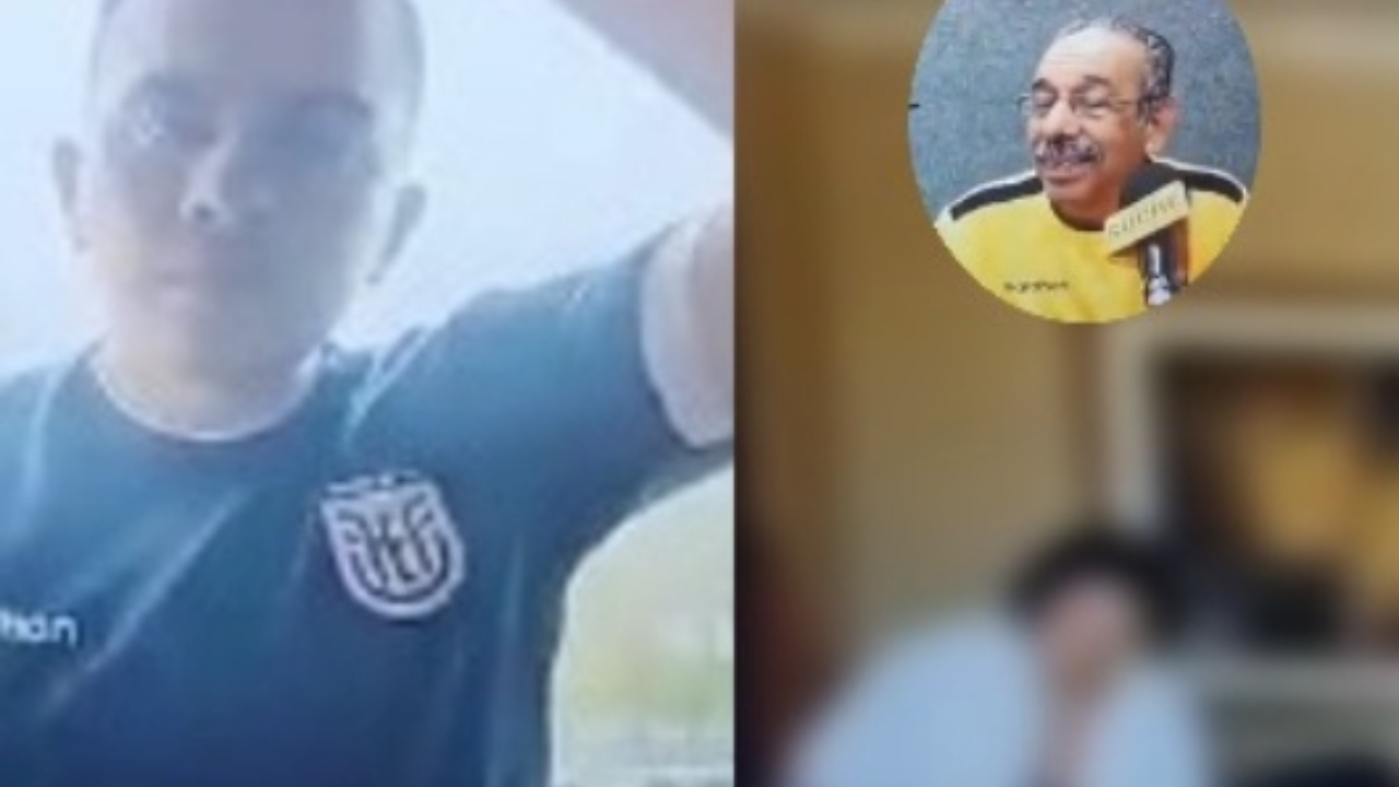 Imagen Principal de Nota: VIDEO: Por error, amante de comentarista sale sin ropa en transmisión ¡En vivo!