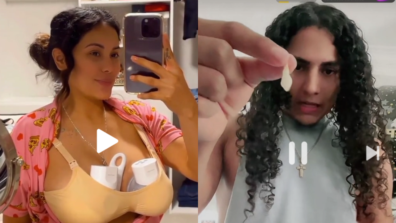 Imagen de 'Se le cayó la silicona': Elsa Oseguera es atacada por tener cirugías plásticas y amamantar a su bebé