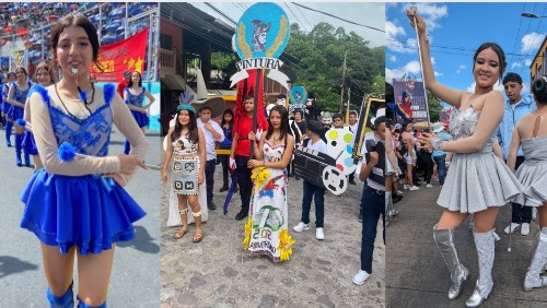 Imagen Principal de Nota: Desfiles patrios Honduras, el Central y demás colegios se lucen con palillonas en fiesta de independencia