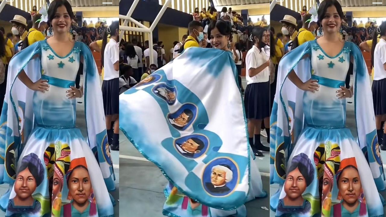 Imagen Principal de Nota: Señorita independencia ceibeña deslumbró a todos con su vestido en representación de Honduras