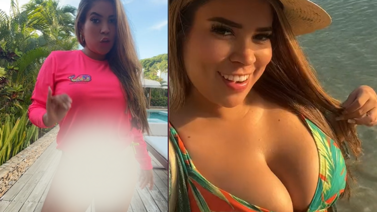 Imagen Principal de Nota: 'Le hice zoom', Anyi Ortez desata pasión carnal de fans tras video de frente en traje de baño