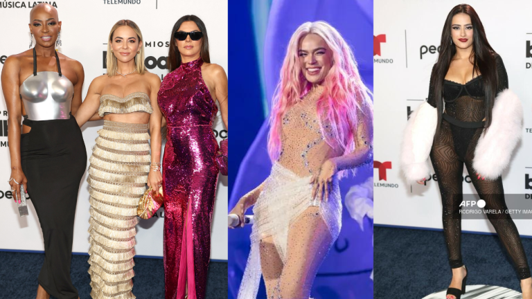 Imagen Principal de Nota: Alfombra azul Premios Billboard 2023 ¡Mira cómo lucieron los famosos!