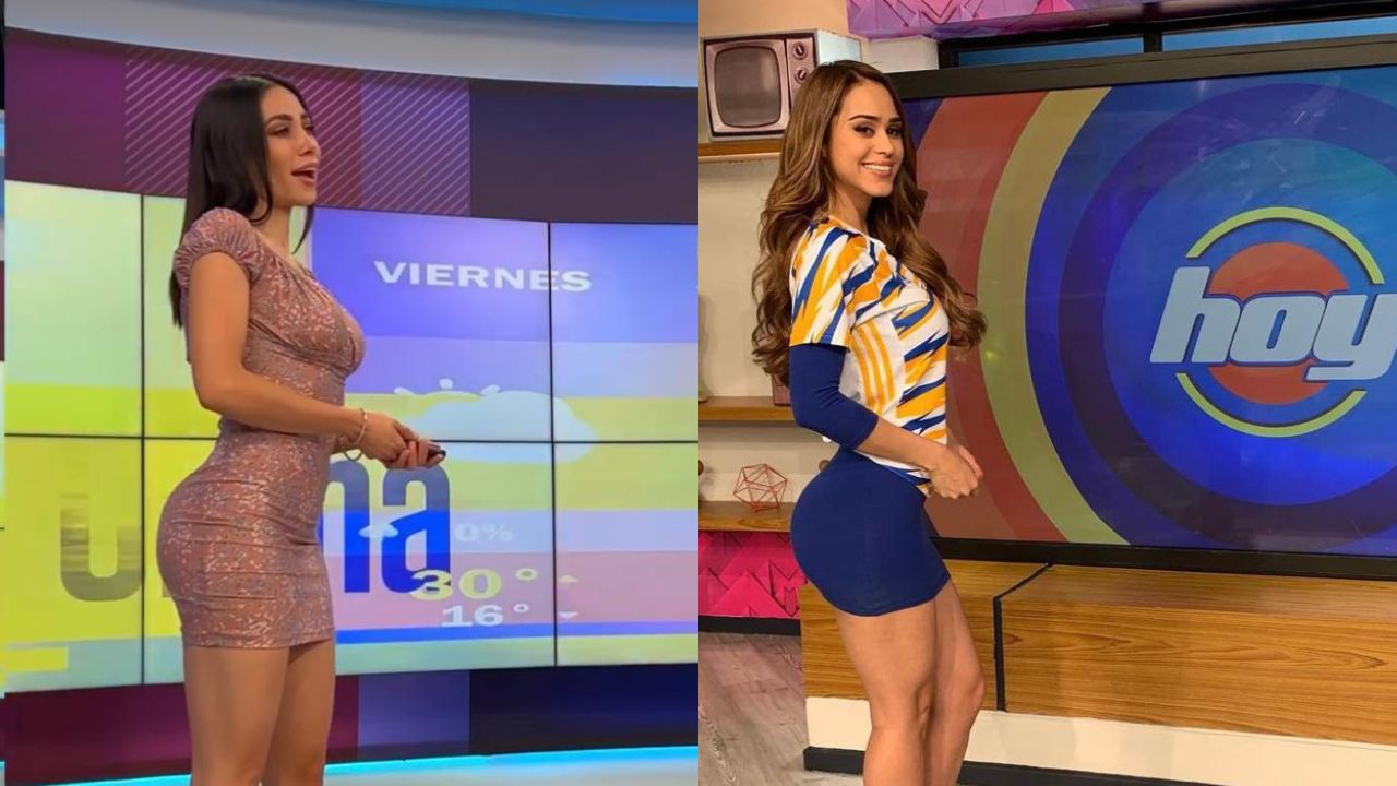 Imagen de Andy Canchola, la 'chica del clima' que enamora a muchos al estilo de Yaneth García