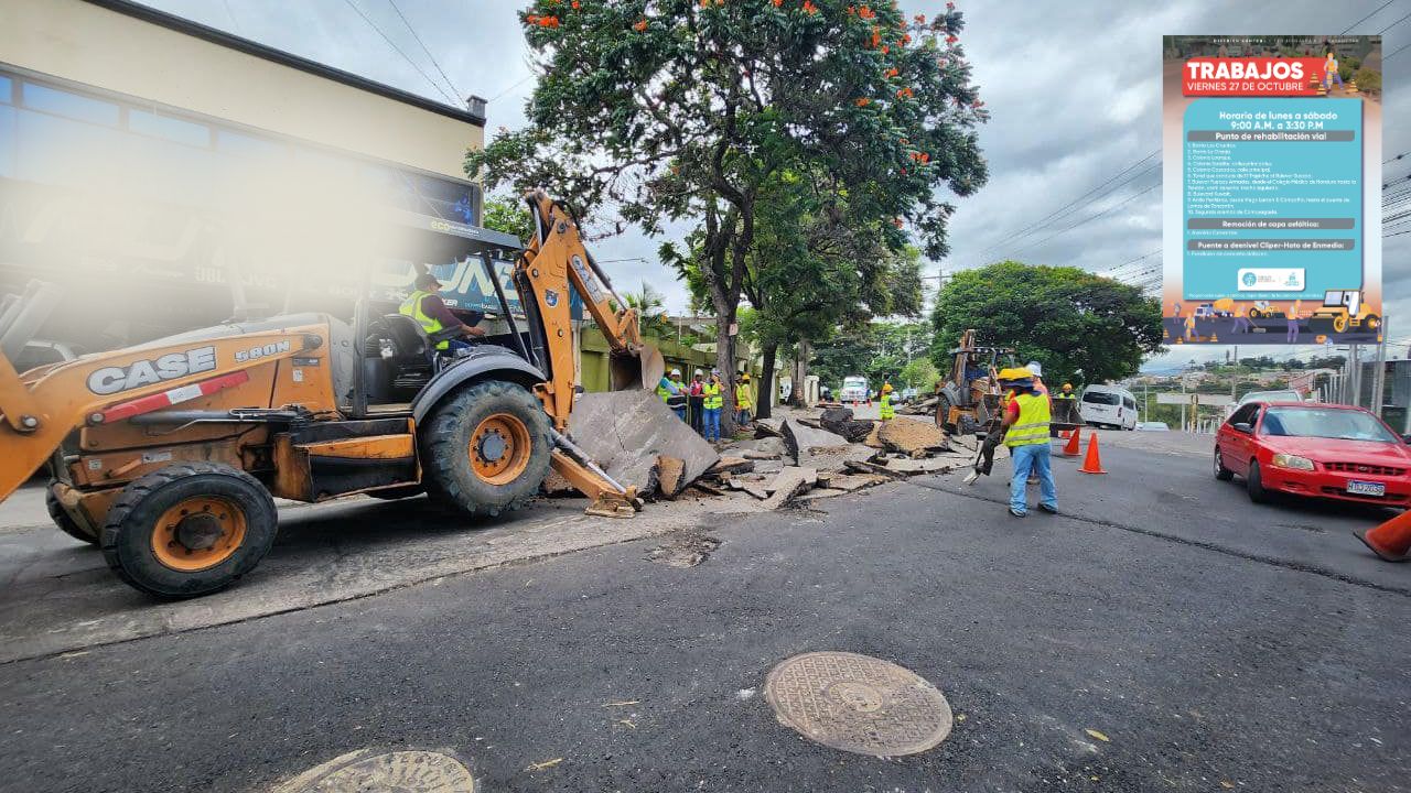 Imagen de Estas son las calles cerradas en Tegucigalpa y Comayagüela este viernes 27 de octubre