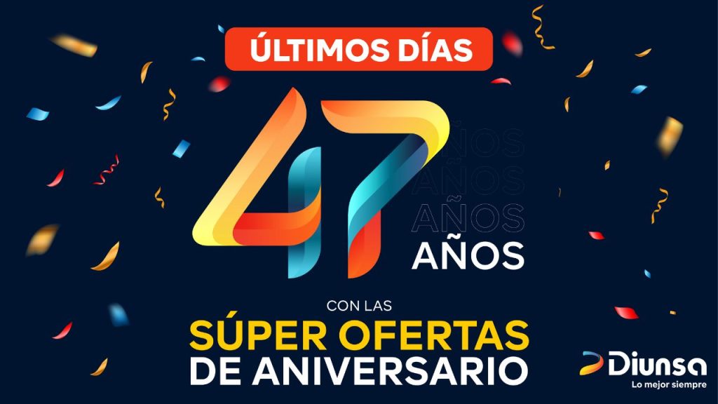 Imagen Principal de Nota: Diunsa celebra su 47 aniversario con un 47% de descuento en toda la tienda