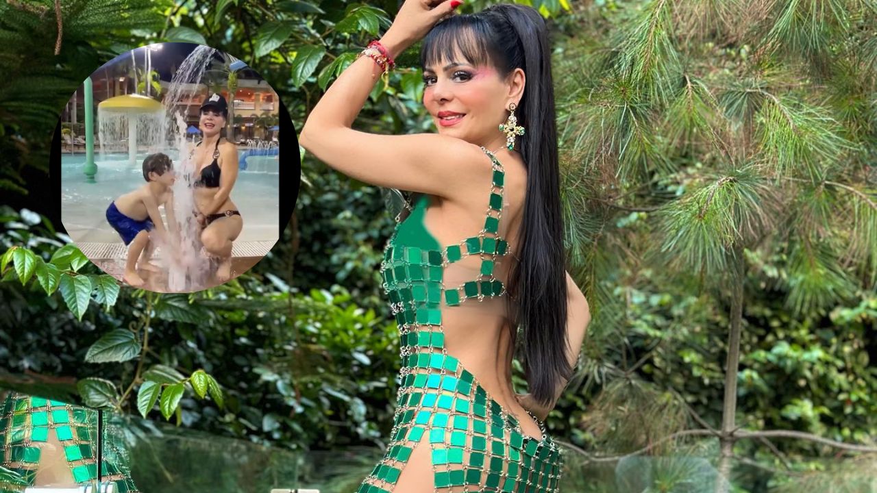 Imagen Principal de Nota: Maribel Guardia impacta al lucir su espectacular figura en diminuto traje de baño