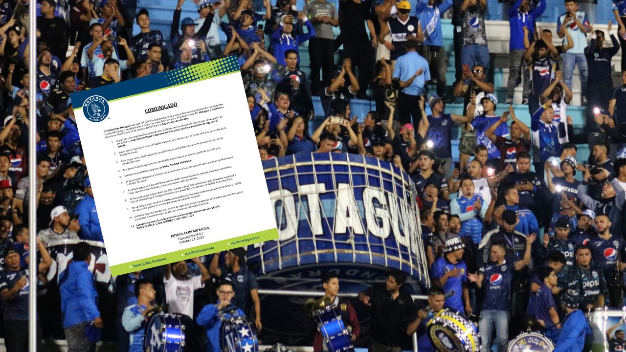 Imagen Principal de Nota: Motagua establece recomendaciones a sus aficionados para el partido ante Saprissa