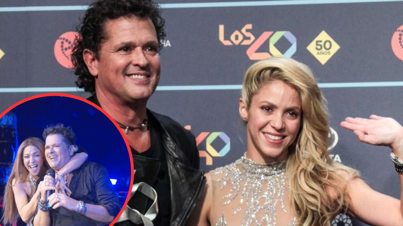 Imagen Principal de Nota: ¡Sorpresa total! Shakira deslumbró a Carlos Vives al llegar a su concierto en vivo