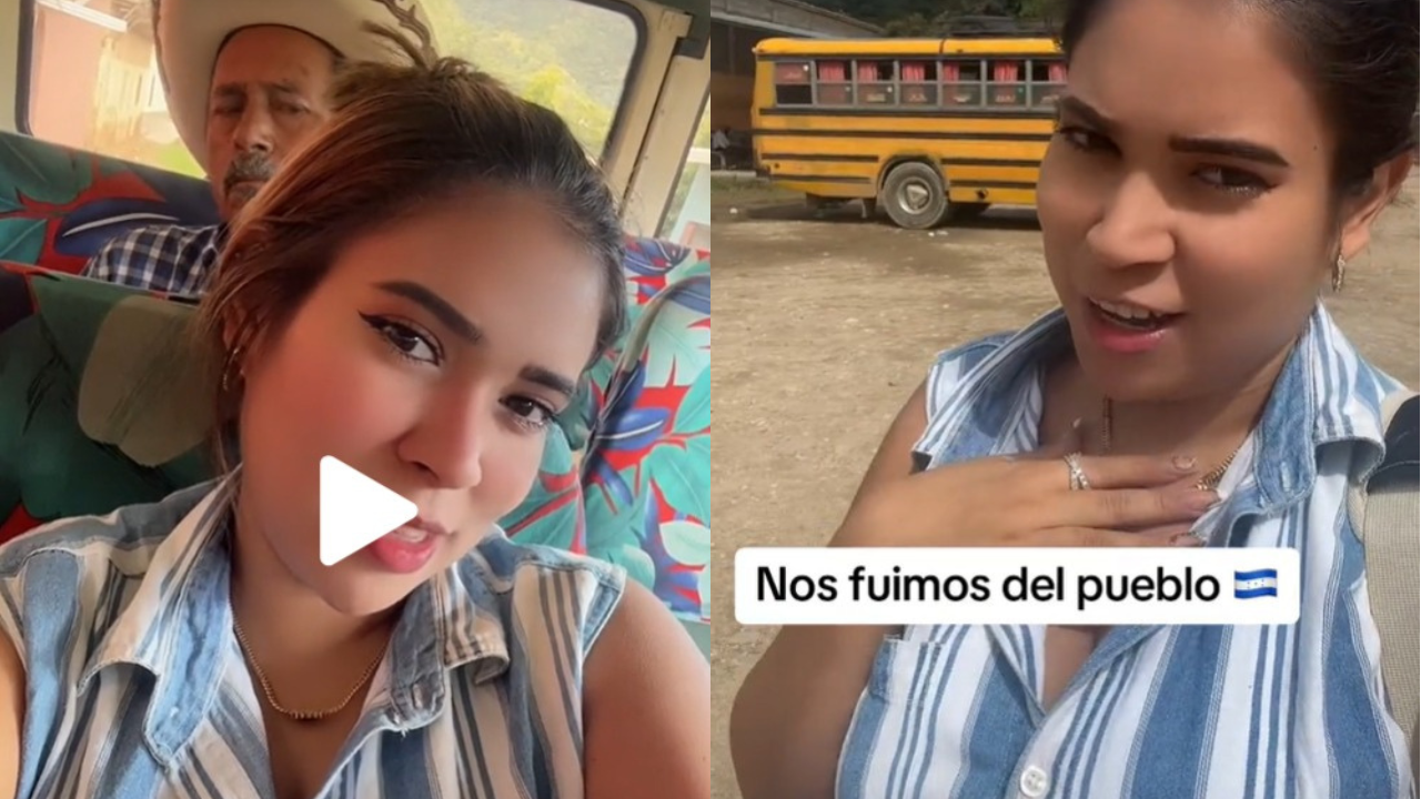 Imagen de 'En bus, pero con Iphone': critican a tiktoker hondureña por andar en bus; le pasó algo extraño en pleno video