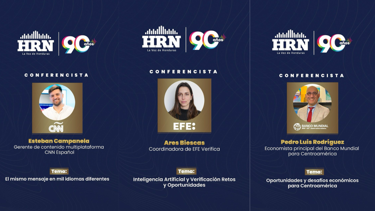 Imagen Principal de Nota: HRN celebra 90 años con conferencias sobre 'Desinformación'' presentadas por destacados especialistas latinoamericanos