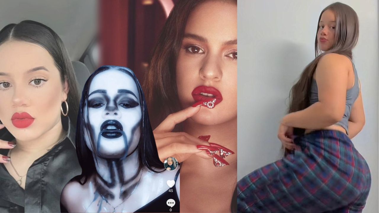 Imagen de Hondureña considerada la ‘doble de Rosalía’ muestra sus talentosos maquillajes de Halloween