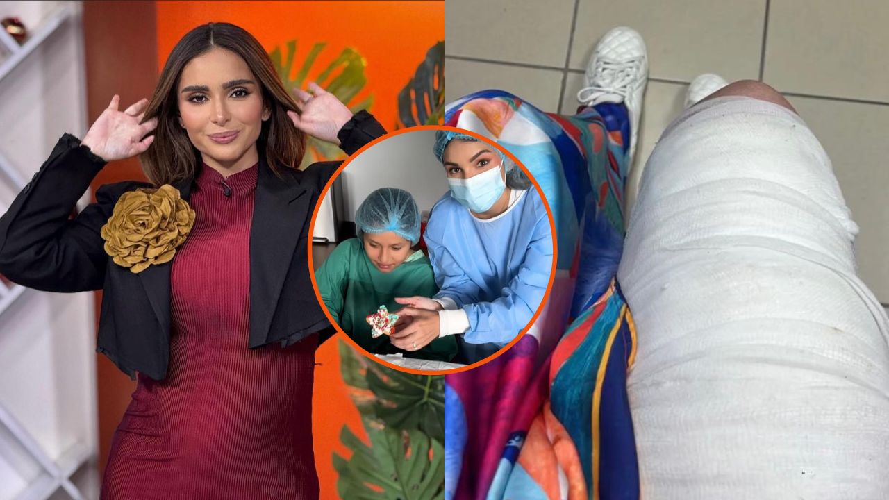 Imagen Principal de Nota: Laura Pérez visita a niños quemados casi un año después de las lesiones que sufrió al caerle agua hirviendo