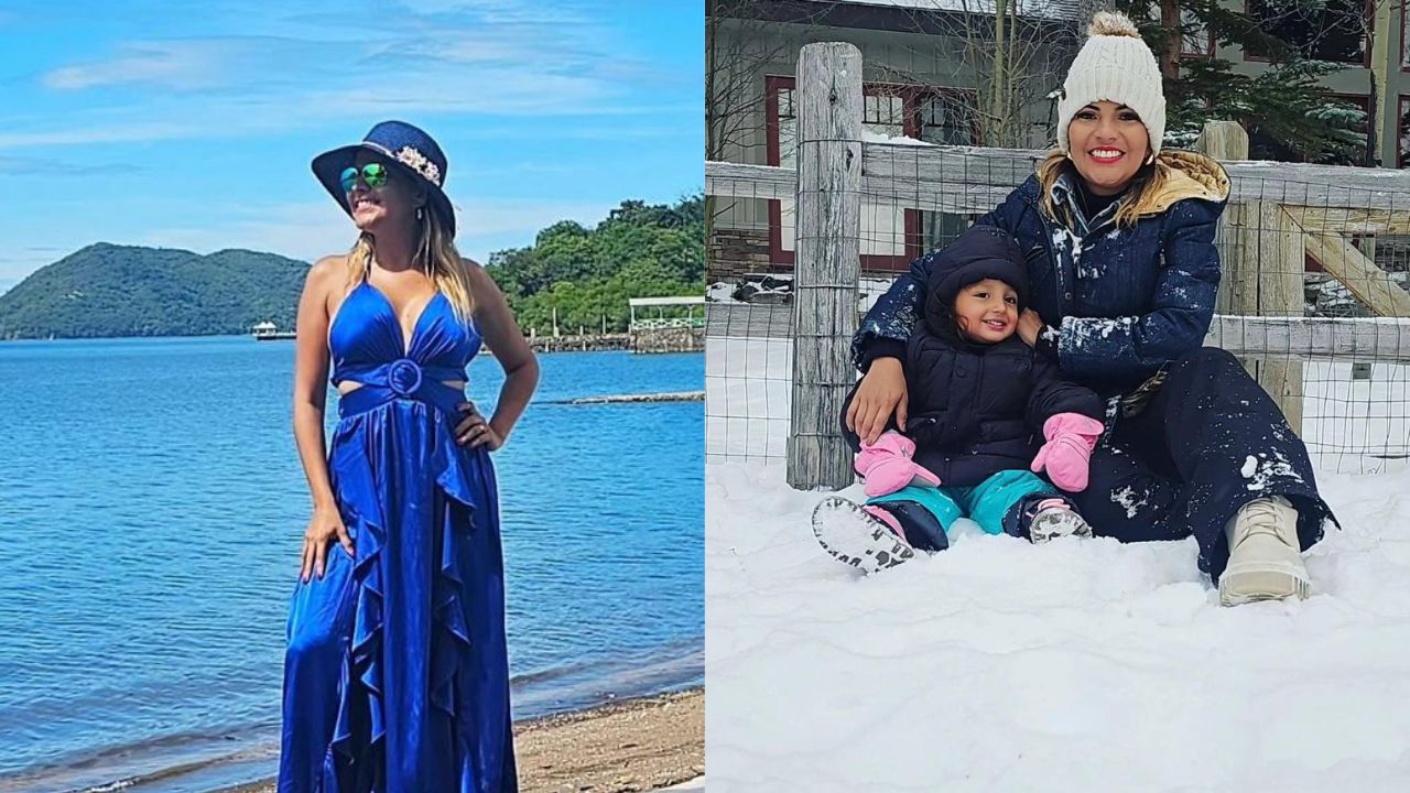 Imagen de ¡Del sol a la nieve! Saraí Espinal disfruta de sus vacaciones en EE.UU.