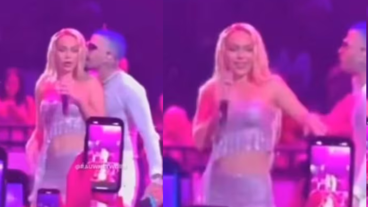 Imagen de Bad Gyal no quiso perrear con Rauw Alejandro en pleno concierto: VIDEO