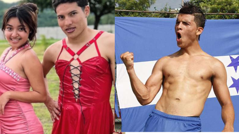 Imagen Principal de Nota: ‘Y la queso’: ‘CR7 Catracho’ se viste de palillona y desata ola de críticas