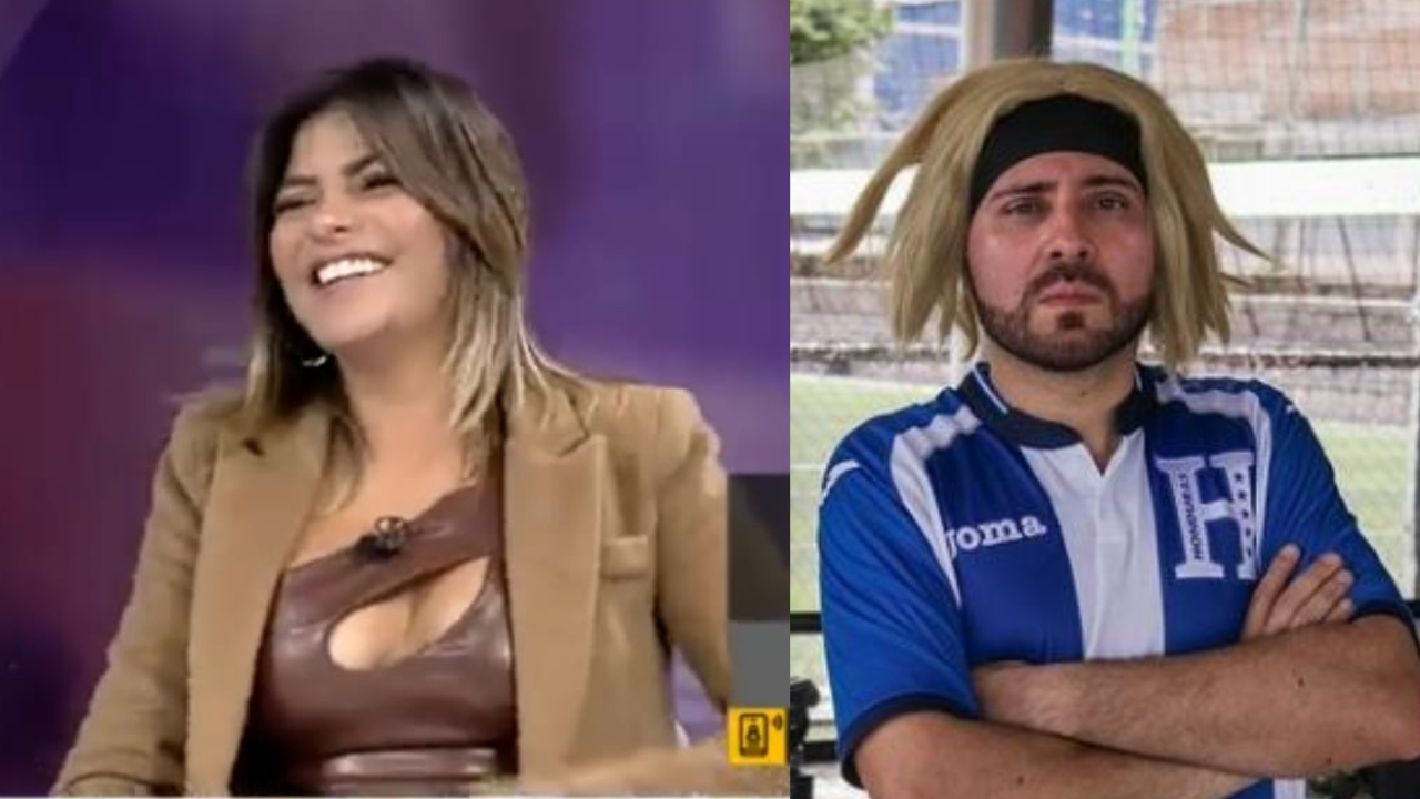 Imagen de 'Soy un tigre en la cama': Julián de León hace sonrojar a Saraí Espinal en pleno noticiero