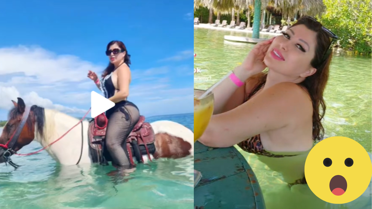 Imagen Principal de Nota: 'La Maestra de TikTok' presume sus curvas dentro del agua en candentes videos