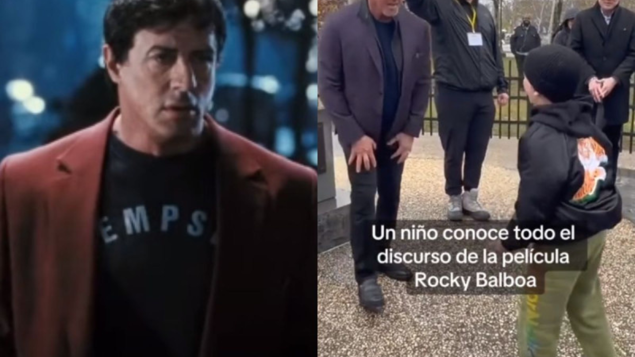 Imagen de VIDEO VIRAL: Niño impacta a Sylvester Stallone al recrear discurso de ' Rocky'