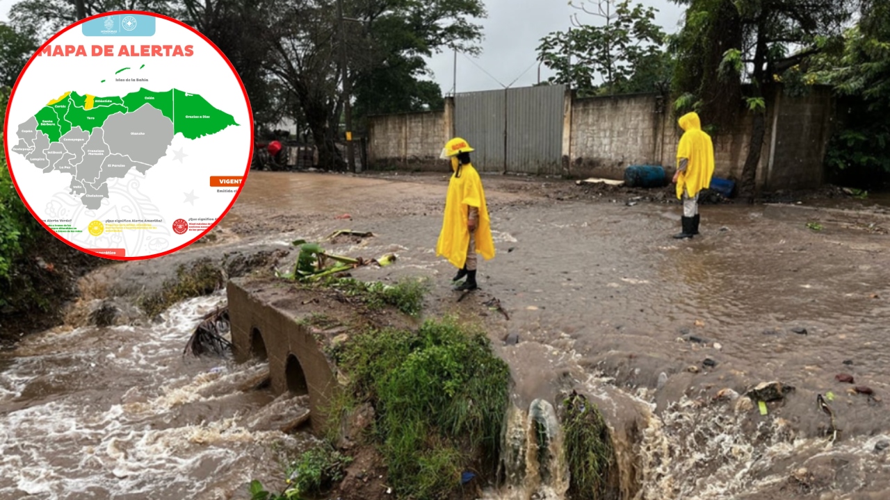 Imagen Principal de Nota: Alerta amarilla y verde en departamentos de Honduras por las lluvias