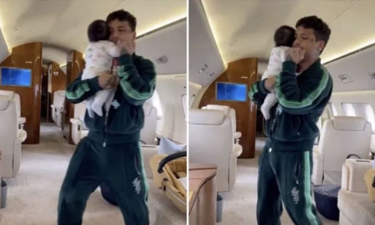 Imagen de Christian Nodal conmueve bailando junto a su hija
