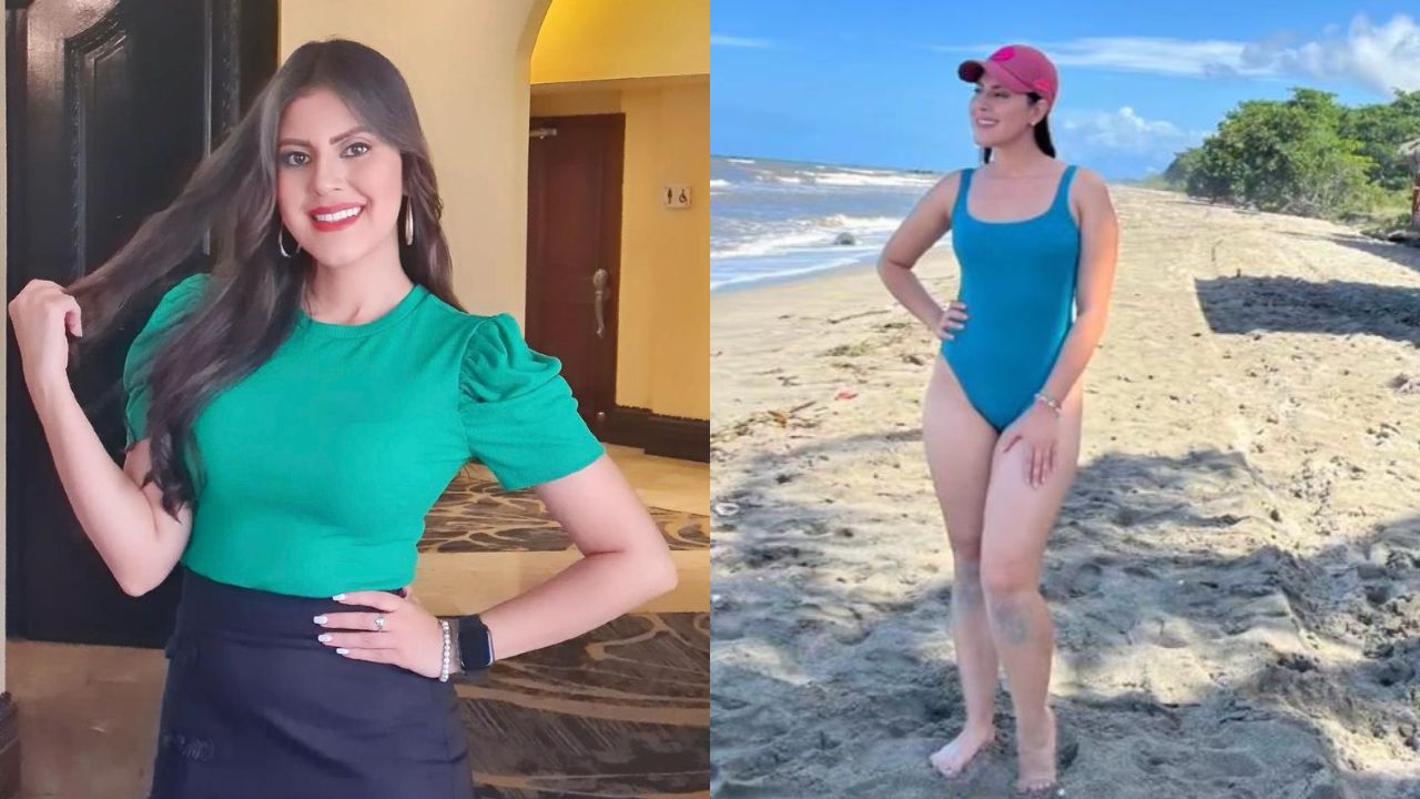 Imagen Principal de Nota: Francis Espinal deslumbró con su figura de sirena en  playa de Honduras